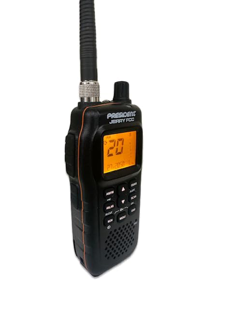 Radio portátil President Jerry FCC AM/FM con cargador vehicular miniatura 6