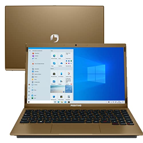 Notebook Positivo Motion Gold Q464C Intel Atom Quad Core 4GB 64GB Windows10 14,1''