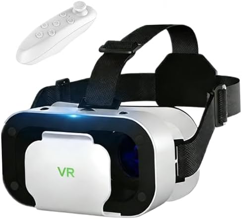 Virtual Reality Headset for Phone with Controller, 3D VR Glasses ...