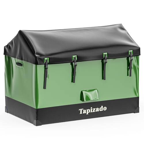 Tapizado Coffres de rangement extra grands de 310 gallons, capacité 1170L, boîtes de rangement étanches pour extérieur pour coussins de meubles de patio,...