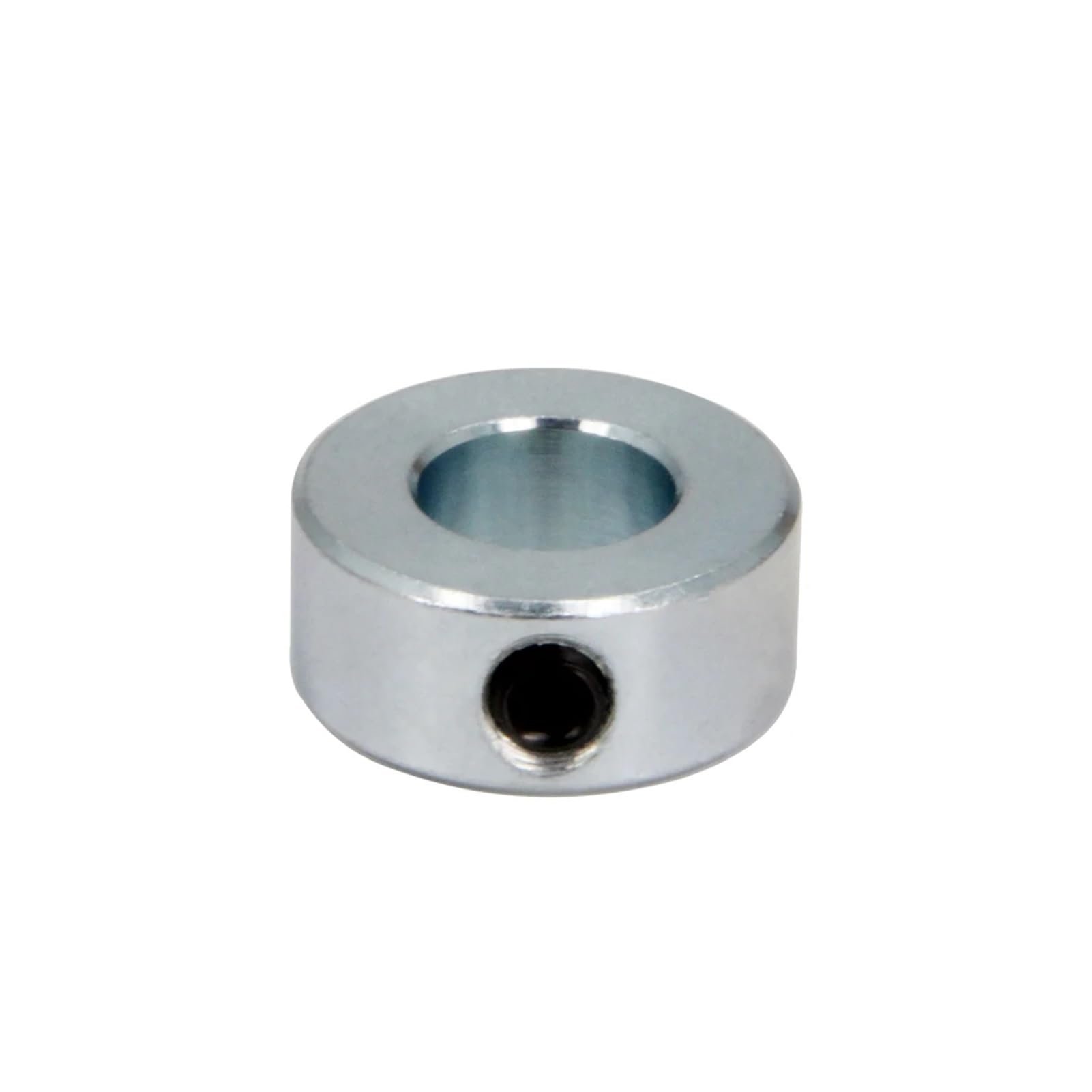 Juego de Collares de Eje con Orificio de 8 Uds. De 1/2 ", Collares de Bloqueo de Acero sólido chapados en Zinc Estilo Tornillo con diámetro Exterior de 1" y Ancho de 7/16"
