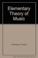 Elementary theory of music B0008A9WQK Book Cover