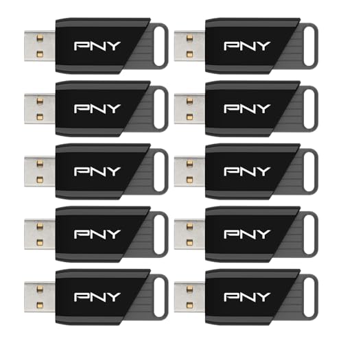 PNY 32GB Attaché X USB 3.2 Gen 1 Flash Drive, Advanced Performance Up to 130MB/s Read, Everyday Data Store & Transfer, Reliable Portable Storage, Durable, Type-A, Computers, Laptops, Desktops, 10-Pack by PNY - Image 3