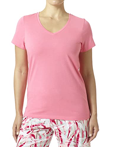 Image of HUE Women's 3 /4 Sleeve V-Neck Sleep Tee