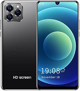 IP12 PRO+ Unlocked Smartphone, 6.26in HD Waterdrop Screen Mobile Phone, 1+8G Dual Sim Cell Phone with Face Recognition for Android 10.0