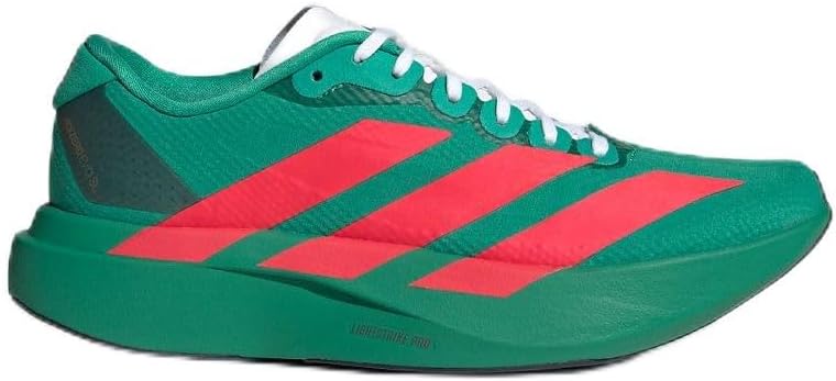 adidas Women's Adizero EVO SL Woven W Court greenLucid red/FTWR White 6.5 US