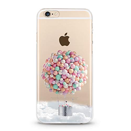 ITGM - Carcasa compatible con iPhone SE con globo de TPU (poliuretano termoplástico)