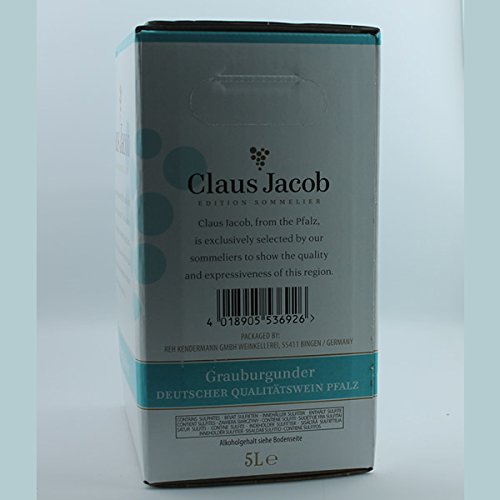 Weißwein Pfalz Grauburgunder Claus Jacob Edition Sommelier Bag in Box trocken (2x5,0L)
