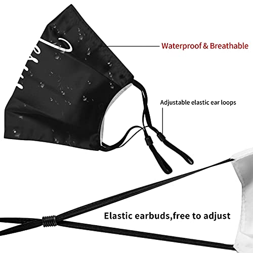 image for Yctsecha 3 PCS Faith Face Mask for Men Women, Cool Cloth Christian Cro