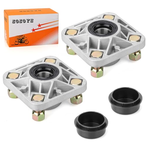 2Pcs Front Wheel Hub & Cover Cap for Yamaha Golf Car G8 G9 G11 G14 G16 G19-E G20 G22 G27 YDR YTF 1990-2015
