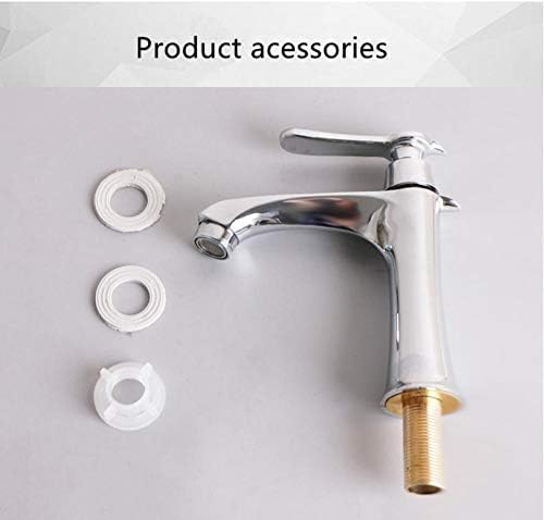 Mitigeur de lavabo monte sur le pont robinet d'evier chrome