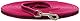 IDC Color & Gray gumierte Leine, 14 mm x 1 m ohne Schlaufe, Pink-Grau