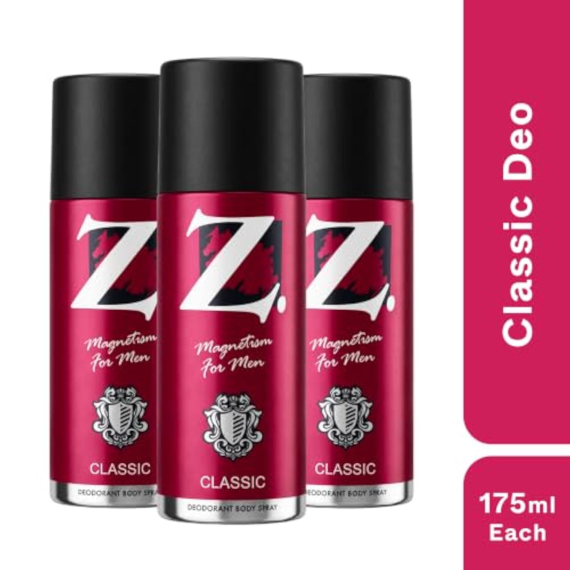 Z Classic Deodorant Perfume, Pack of 3