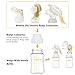 Matyz Bottle Convertors for Medele Breast Pumps (Pack of 4) - Connect All Versions of Medele Breast Pumps to Matyz Wide Mouth Bottles