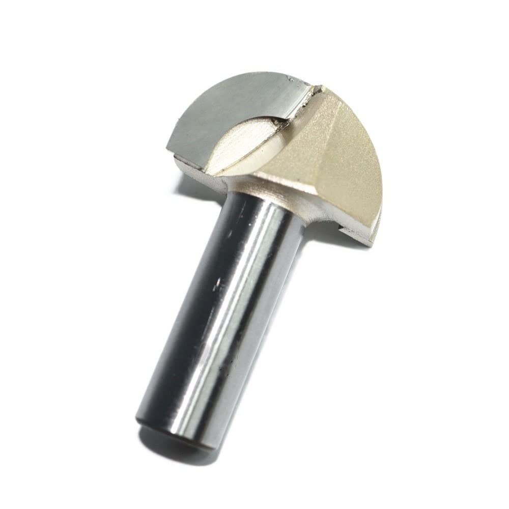 Fresa de carpintería con grabado CNC de 12,7mm x 34,9mm, fresa de extremo de carburo sólido, broca de enrutador de madera de fondo redondo, 1 ud.