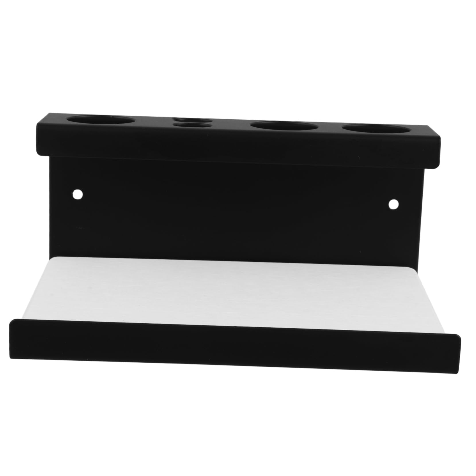 Zahnbürsten und Zahnpastahalter aus Edelstahl Schwarz