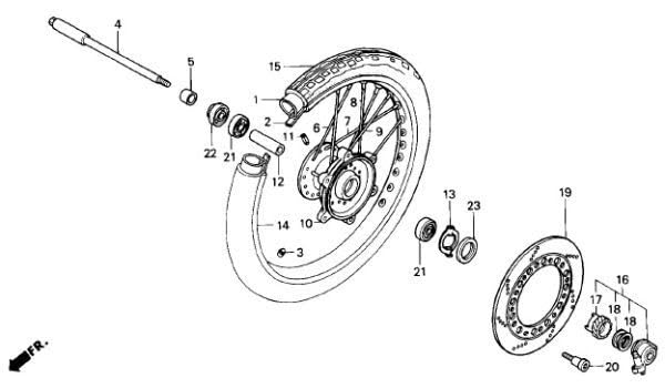GB500/GB400 フロントブレーキキャリパー Amazon.co.jp: NC20 純正 F