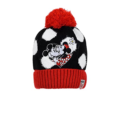 Bonnet Fille Disney Minnie Mouse (52, Pompom 6062 Noir) Cover