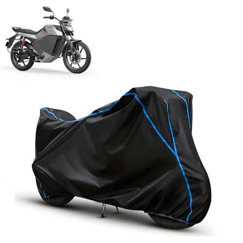 Image of Water Resistant Bike Cover for Ola Roadster X Plus | All Weather UV & Heat Resistant, Dustproof, Triple Stitched, Windproof Elastic Bottom