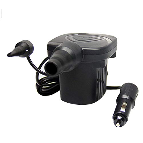 Yunobi draagbare auto luchtpomp compressor 12 V DC elektrische auto luchtpomp opblaasmachine met mondstukken en sigarettenaansteker voor opblaasbare matrassen vlot bed boot