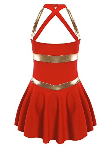 Disfraz completo para niña 12 años color rojo miniatura 2