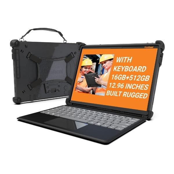 Flex 12C Rugged Windows 11 Pro Tablet with Detachable Keyboard 12.96", Intel i3-1215U, 16GB RAM, 512GB SSD, AMOLED 2880x1920 Touchscreen, WiFi 6, USB-C, HDMI FLEX12C