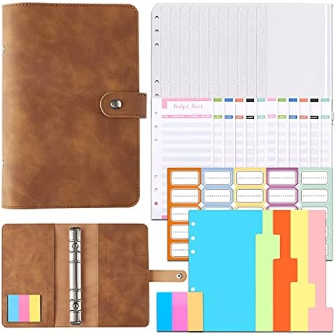 A6 Budget Planner Money Envelopes (Brown) Cover
