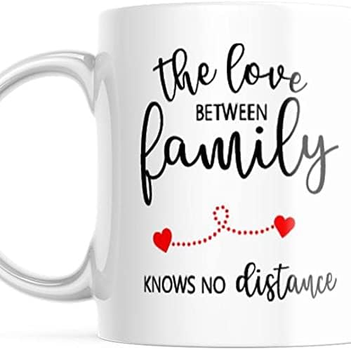 Miniatura 2 de Taza de la familia. Regalo en movimiento. El amor entre la familia no sabe distancia 11 oz taza de café de cerámica M655
