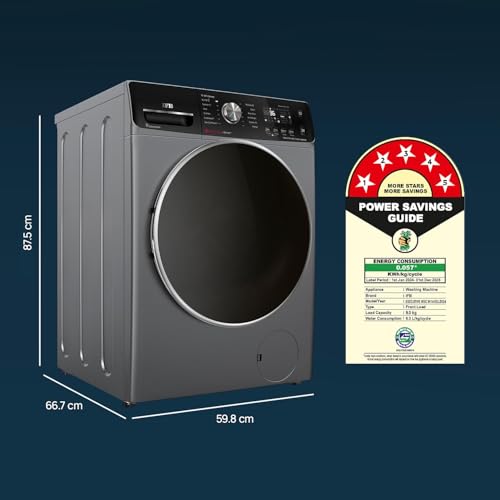 Image of IFB 9Kg 5 Star with Deep Clean Oxyjet Technology, AI Powered, Wi-Fi, Fully Automatic Front Load Washing Machine (EXECUTIVE MSC 9014 SSL, Steam Refresh Program with Eco Inverter, Metallic Silver)