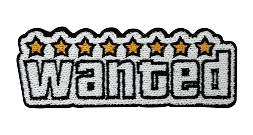 Finally Home Parche para planchar – Wanted | Vintage Patches, Retro Gamer Aufbügler, Old School Gaming Flicken, Controller Bügelpatch, GTA Patch