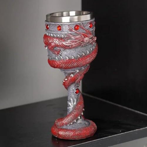 Tasse à café dragon et verres à boisson rétro pour cadeau original