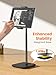 tounee Portable Monitor & Tablet Holder Stand, 4.4lb (2kg) Holding Strength, Height Adjustable Up to 18.11