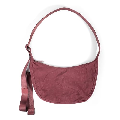 Image of Medium Nylon Crossbody Crescent Bag: Slouchy Style Shoulder Casual with Adjustable Strap