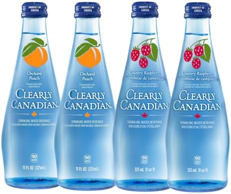 Amazon.com: Clearly Canadian Sparkling Water 4-pack sampler (2 Country ...