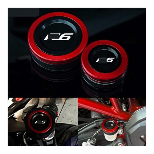 Couvercle réservoir liquide frein avant arrière pour accessoires R6 YZFR6 2009-2025