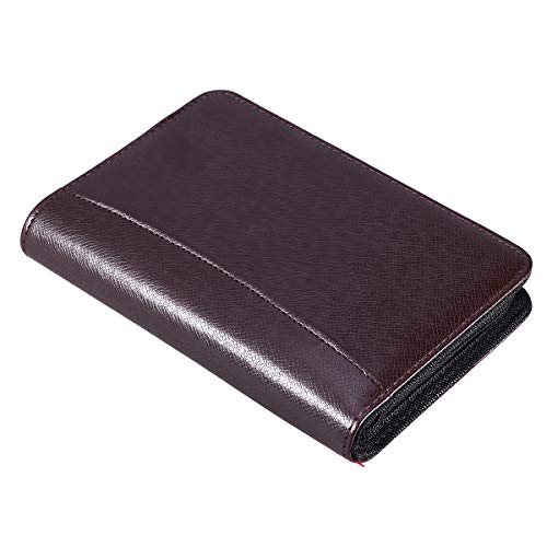 Cuaderno A6 con calculadora y portatarjetas para organizar juntas
