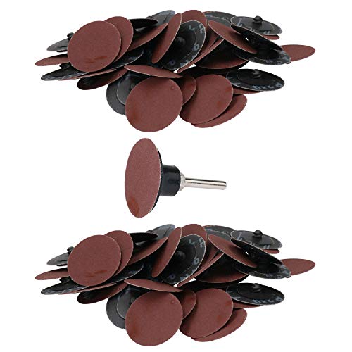 Adaptateur PAD 50mm et 100 patins de ponçage 240Grit pour meuleuse