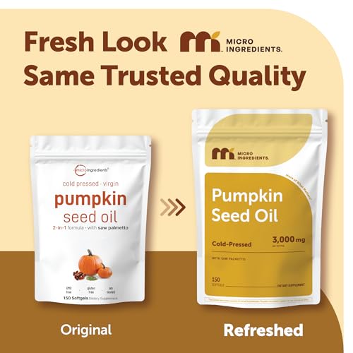 Image of Micro Ingredients Pumpkin Seed Oil with Saw Palmetto, 150 Softgels