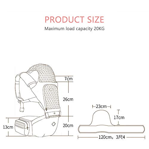 BeeViuc Ergonomische babydrager zacht katoen voor- en achterdrager met afneembare capuchon voor alle seizoenen… - Image 8