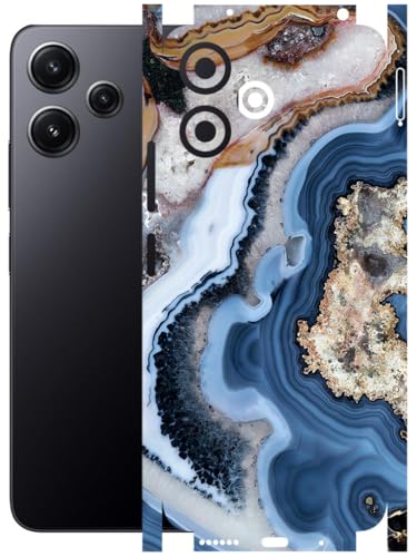 Image of AtOdds - Full Body Back Screen Guard Protector Film - Lamination Wrap Skin Sticker Compatible with Poco M6 PRO (5G) | Scratchproof Matte Finish (Floor Marble)