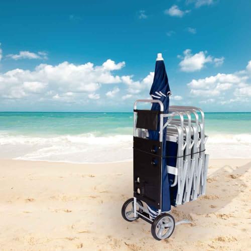 Mor - Carrinho De Praia Com Avanço Preto