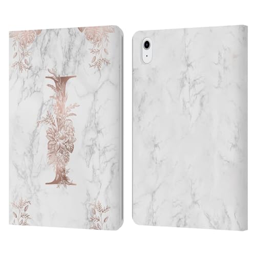 Coque iPad Air 2022 marbre rose étui portefeuille cuir Nature Magick