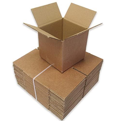 RelianceUK 30 Pack 5x5x5 Inches Small Cardboard Boxes | Single Wall Gift Boxes | 127 X 127 X 127mm Small Postal Parcel Packing Box for Shipping and Packaging