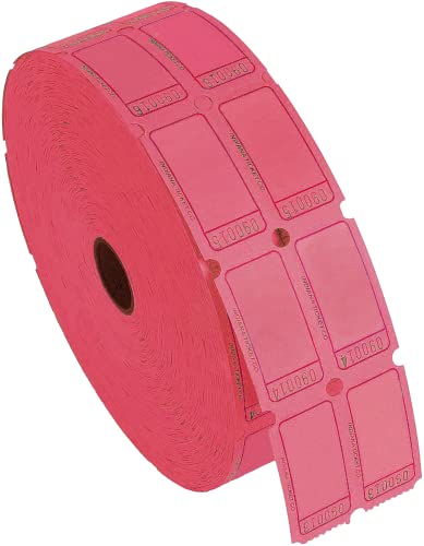 Double Roll Raffle Blank Tickets - Full Set of 8 Colors (8 Rolls of 2000 Tickets Each) - Thumbnail 5