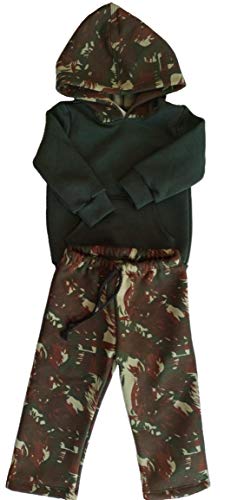 Conjunto moletom infantil menino canguru verde militar 1 a 4 anos (4)