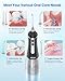 Water Dental Flosser, Portable Oral Irrigator with 300ML Water Tank, IPX7 Waterproof, Rechargeable, 4 Modes for Deep Teeth Cleaning, Travel-Friendly (Black)