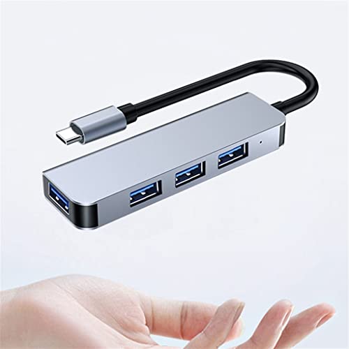 Estación de acoplamiento Type-C USB 3.0 adaptador multipuerto para laptop y celular 4