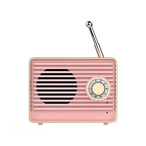 VejiA Altavoz Bluetooth para teléfono móvil Radio innovadora Retro portátil Mini Altavoz Bluetooth inalámbrico Altavoces (Color: B) (C)