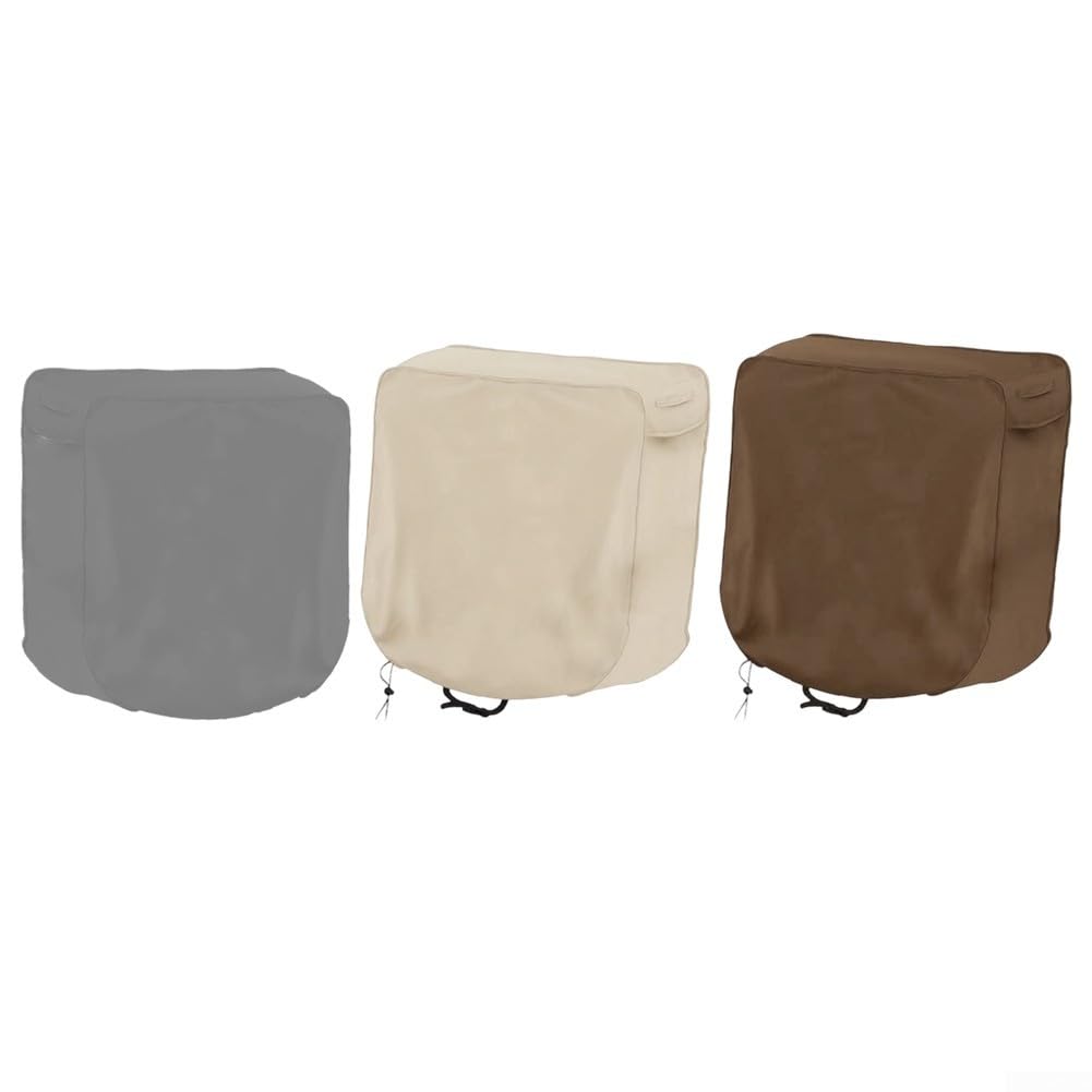 Minhe Cubierta de carrete de manguera de jardín impermeable para exteriores, protección UV, tela Oxford 420D, escudo antipolvo resistente para carretes de manguera retráctiles montados en la pared, 60