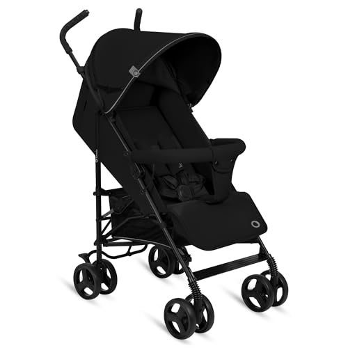 LIONELO Silla de Paseo Ligera Elia para Bebés hasta 15 kg, Carrito de Bebé Plegable con Asiento Reclinable, Capota XXL, de 6 a 36 Meses
